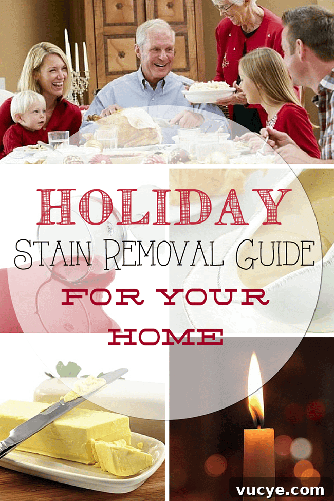 Autumn Dinner Recipes and Cozy Entertaining Ideas 4 Holiday stain removal guide image.