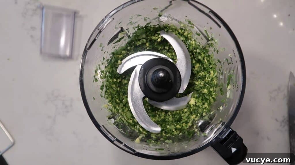 Instant Pot Ginger Scallion Chicken and Rice Bowl 9 Ginger and scallions finely minced in food processor