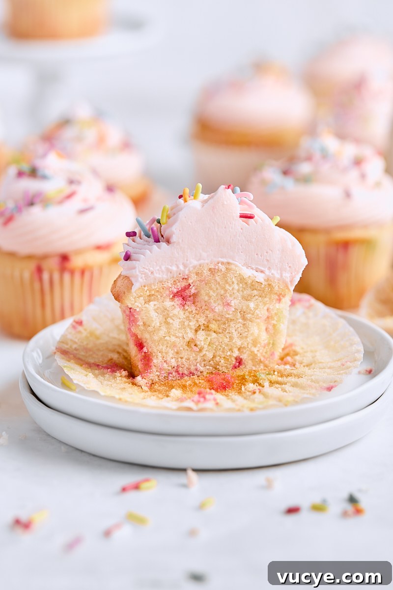 Classic Homemade Funfetti Cupcakes Recipe for Celebrations 3 Homemade Funfetti Cupcakes