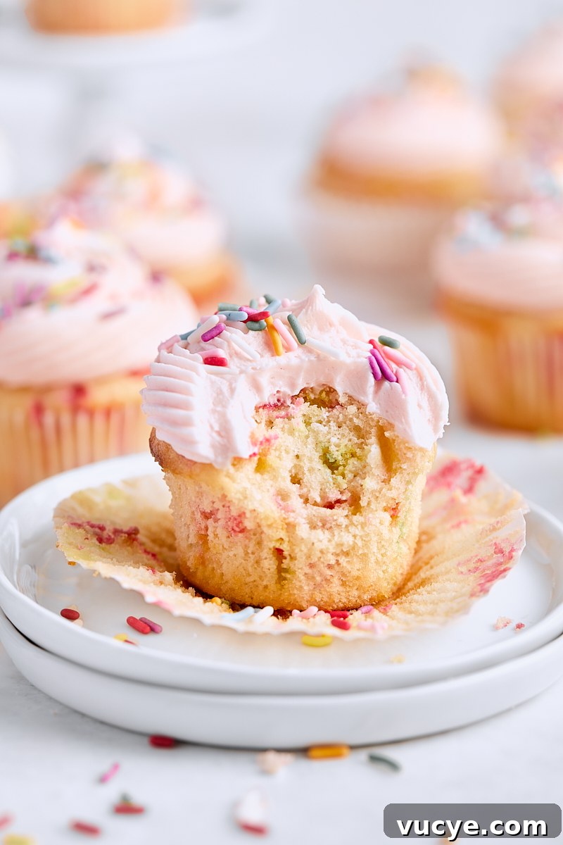 Classic Homemade Funfetti Cupcakes Recipe for Celebrations 5 Homemade Funfetti Cupcakes