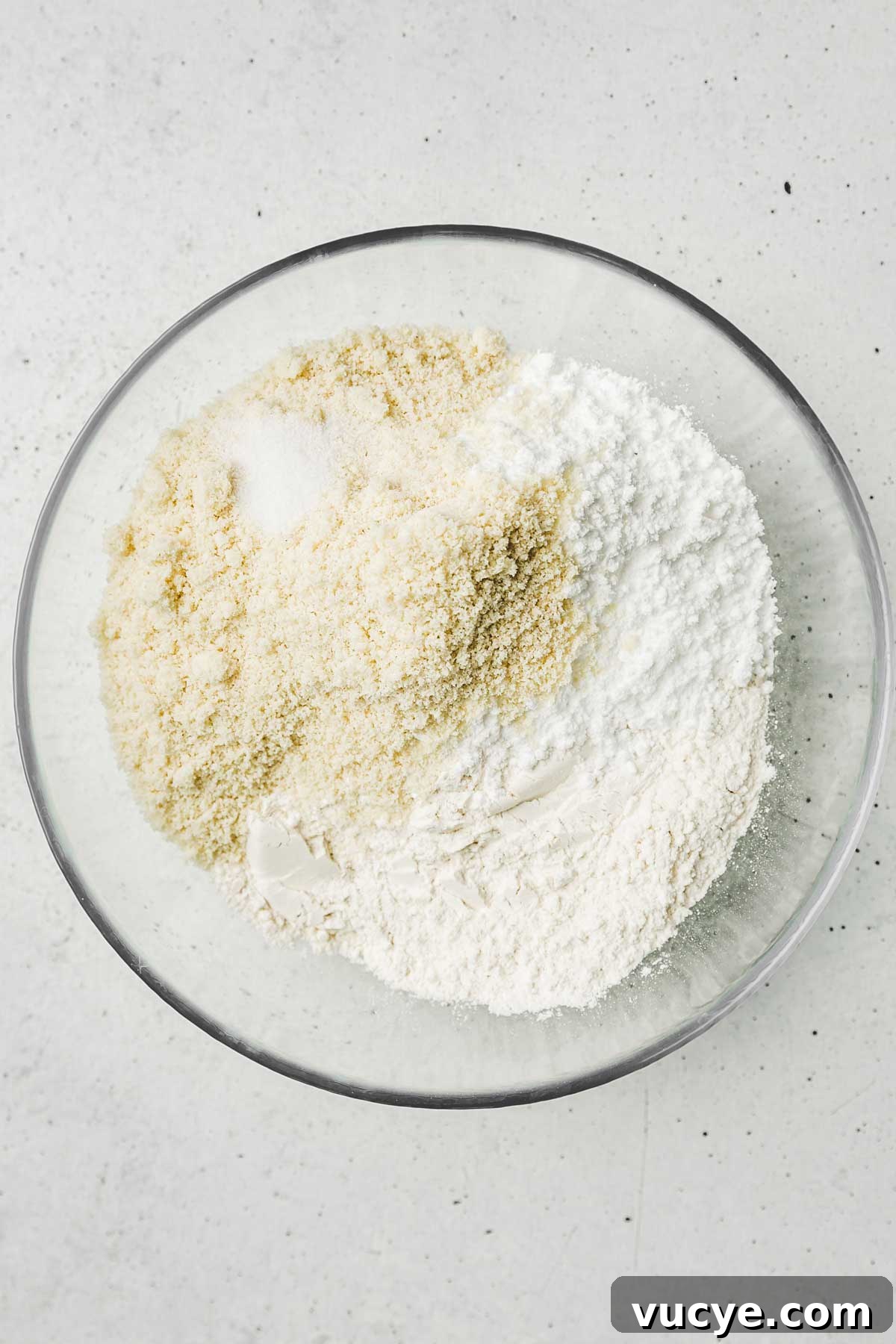 dry ingredients in a bowl