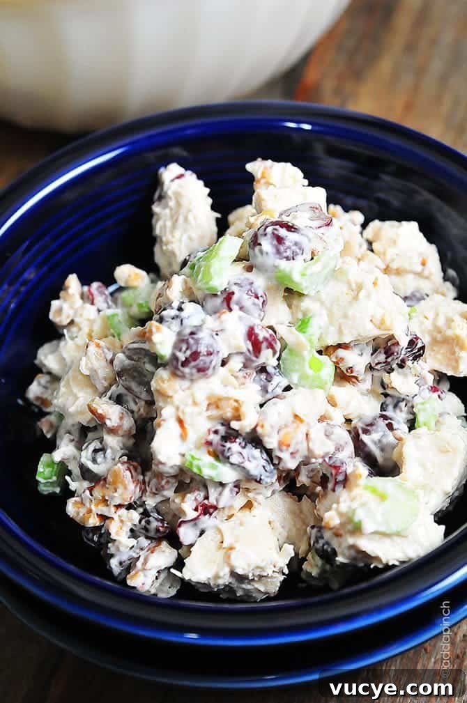 7-Day Family Meal Plan: Weekly Menu Ideas for Simple Dinners 7 Chicken Salad Recipe - This chicken salad recipe makes a delicious, quick meal. Made with chicken, grapes, and roasted nuts, it is always a favorite! // addapinch.com