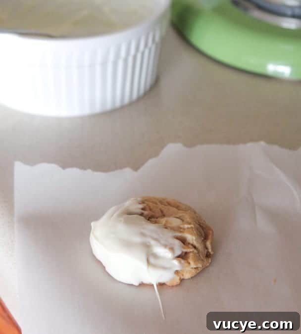 White Chocolate–Dipped Walnut Cookies Recipe 8 Chocolate Dipped Cookiess