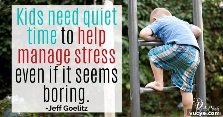 How the Heart-Brain Connection Boosts Family Resilience and Cuts Anxiety 3 Kids need quiet time to help manage stress - even if it seems boring. -Jeff Goelitz