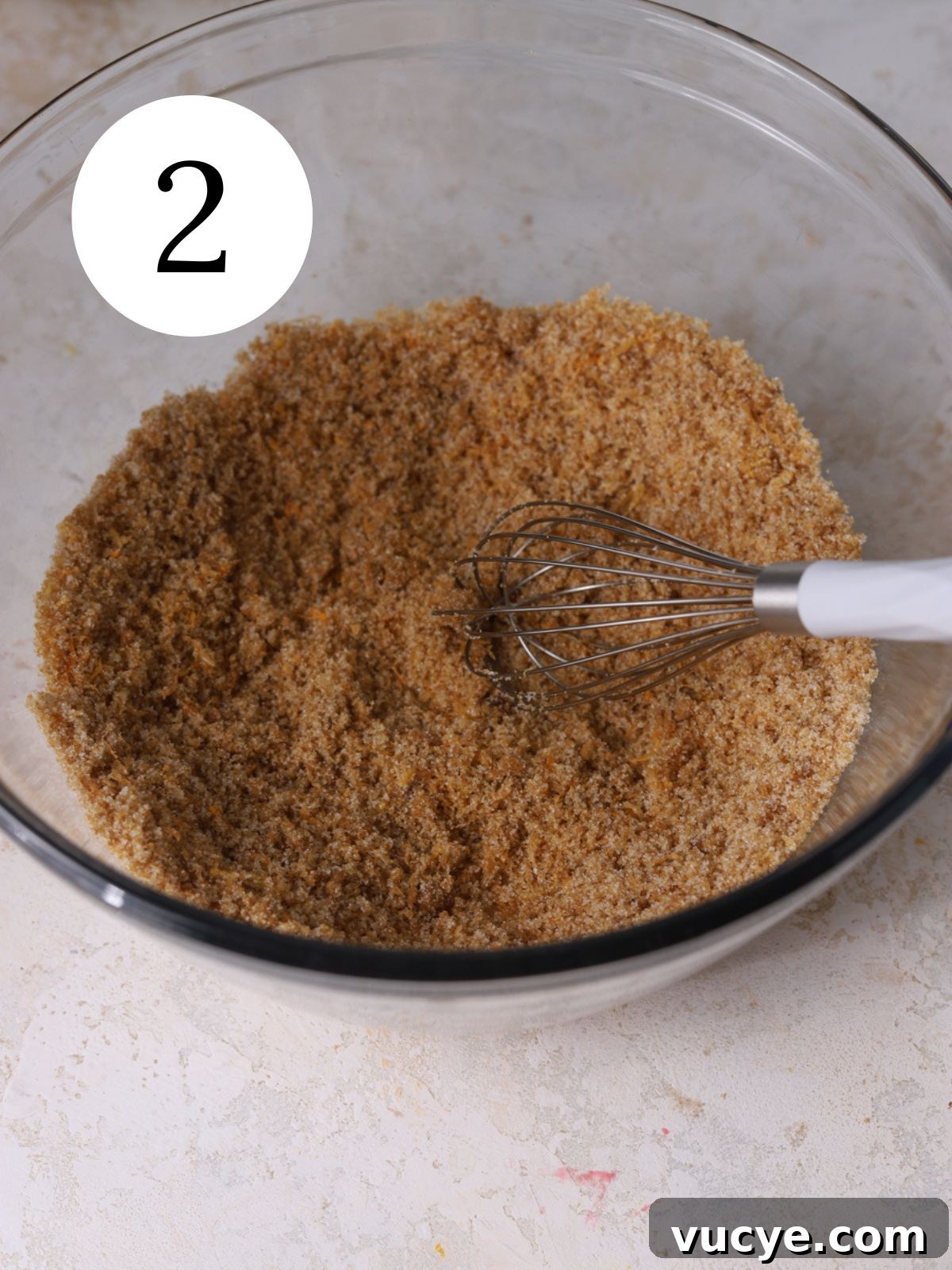 Zesty Grapefruit Cookies: Bright Citrus Cookie Recipe 5 A glass bowl with brown sugar and granulated sugar whisked together.