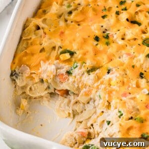 Creamy Chicken Noodle Casserole with Crispy Topping 12 Chicken Noodle Casserole