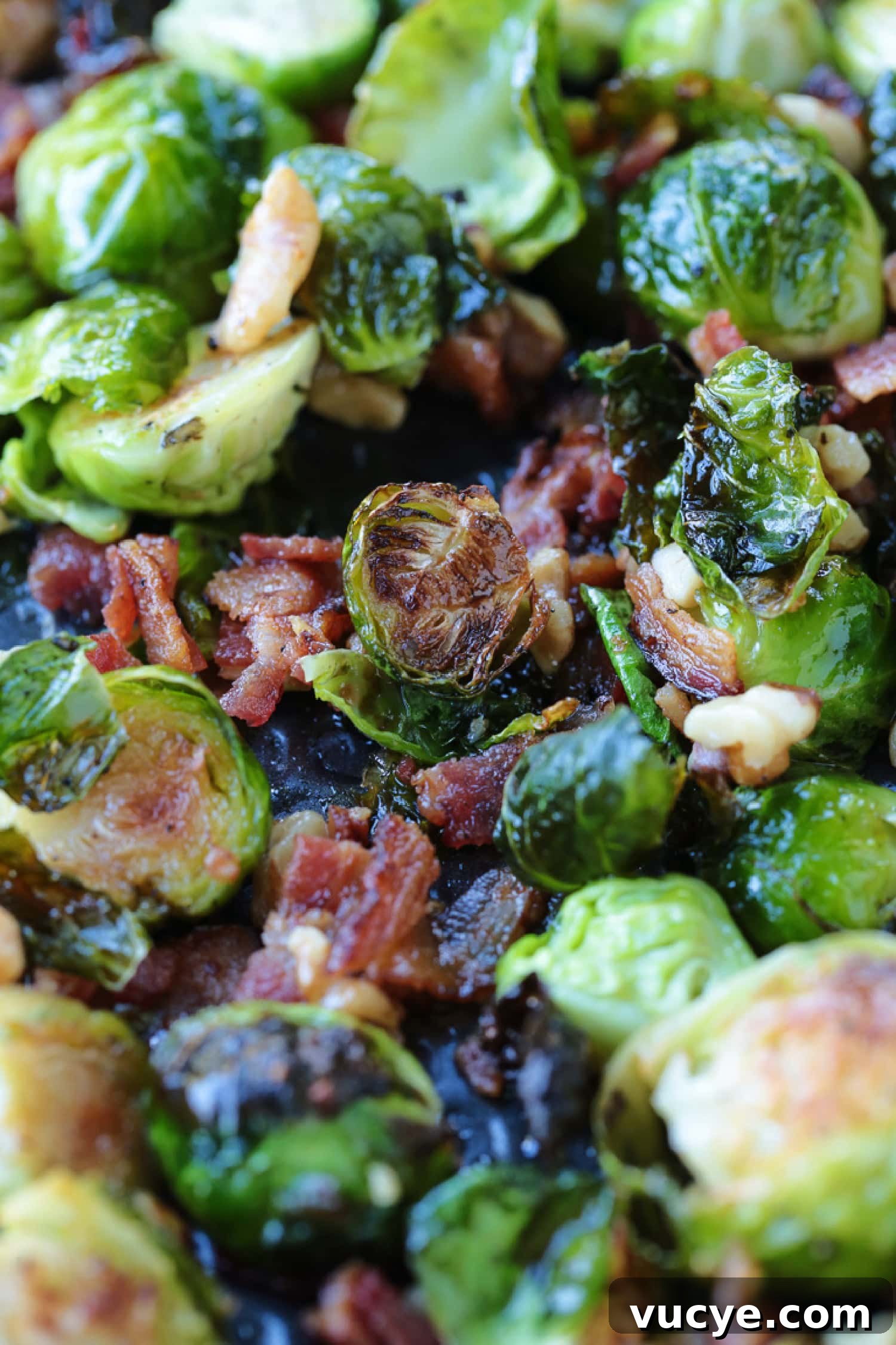 roasted brussels sprouts with bacon