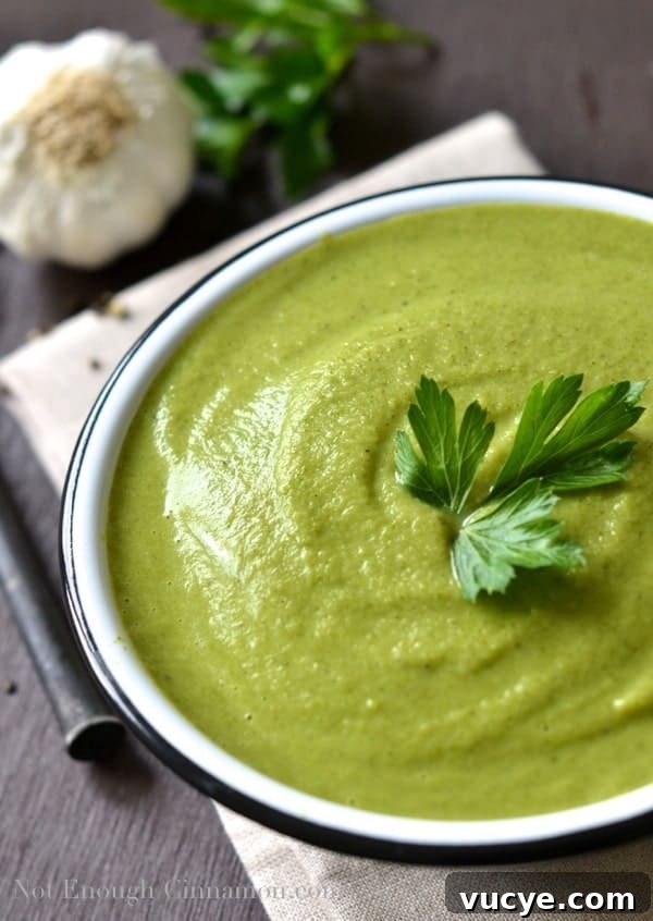Creamy Broccoli Soup Recipe for Cozy Weeknight Meals 2 Simple Broccoli Soup - NotEnoughCinnamon.com