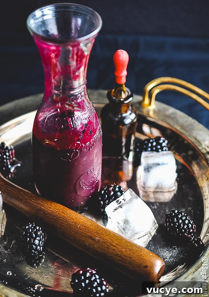 Blackberry Coulis Cocktail