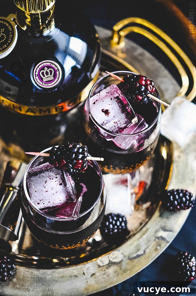 Blackberry Coulis Cocktail