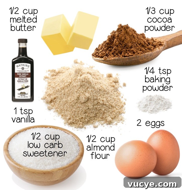 Quick and easy keto brownies made with almond flour! Looking for simple low carb desserts to make? These brownies are my most popular keto recipe! So moist and yummy.