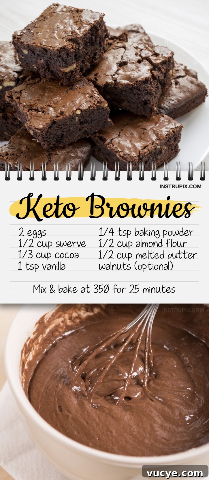 Looking for quick and easy keto chocolate dessert recipes? These homemade keto brownies are simple to make with almond flour and swerve! If you are on a ketogenic diet, this brownie recipe is the perfect craving crusher! They are super moist and delicious. Atkins and diabetic friendly. #keto #lowcarb