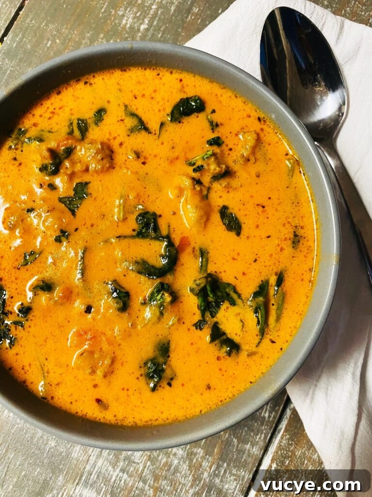 Creamy Italian Sausage and Kale Soup Recipe 9 Creamy Italian sausage soup
