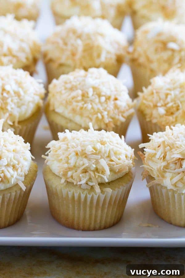 Coconut Snowball Cupcakes Recipe for Light, Fluffy Treats 2 Coconut Snowball Cupcakes