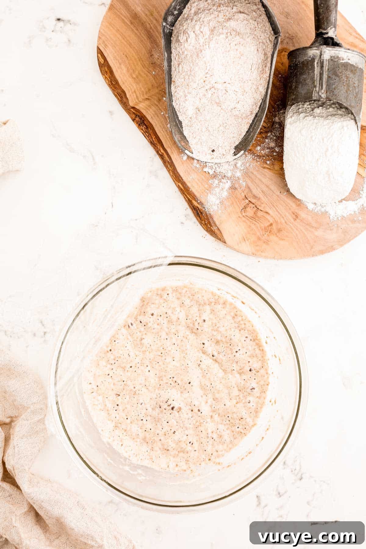 Create a Sourdough Starter at Home: Step-by-Step Guide 8 A sourdough starter on day 3 or 4.