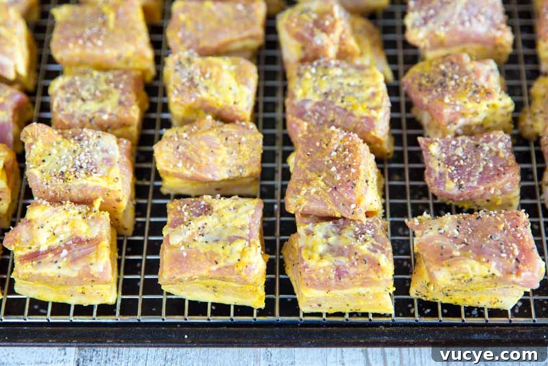 Smoked Kung Pao Pork Belly Burnt Ends Recipe for Big Green Egg 4 Kung Pao Smoked Pork Belly