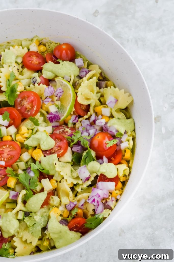 Creamy Caesar Pasta Salad with Crispy Croutons and Parmesan 12 Cilantro Lime Pasta Salad