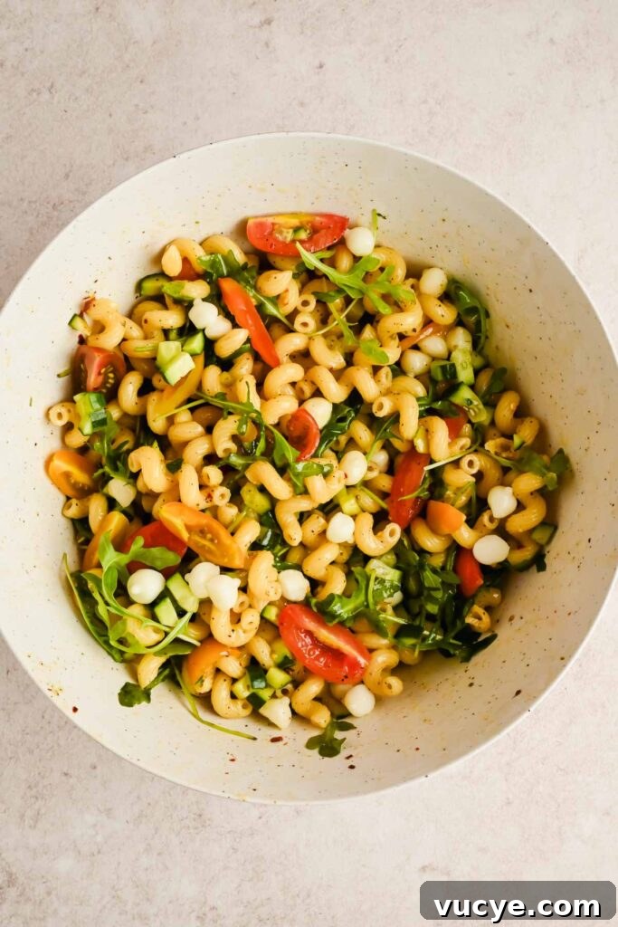 Creamy Caesar Pasta Salad with Crispy Croutons and Parmesan 13 Hot Honey Pasta Salad