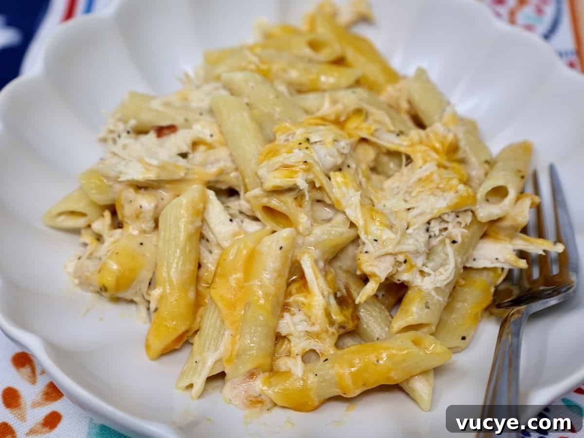 crack chicken pasta