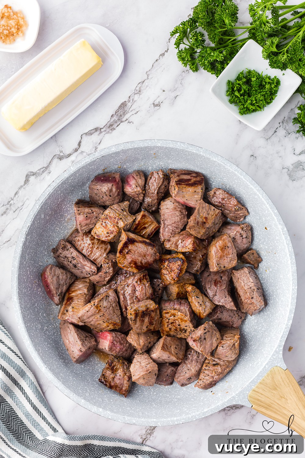 How to cook steak cubes