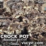 Crock Pot Chocolate Pretzel Treats