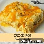 Crock Pot Cheese Souffle