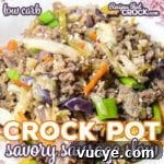 Crock Pot Savory Sausage Slaw