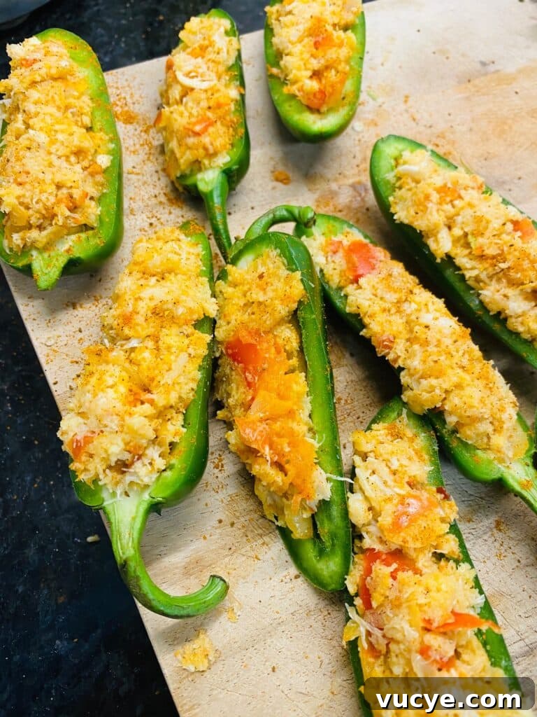 Stuffed jalapenos before putting on the smoker