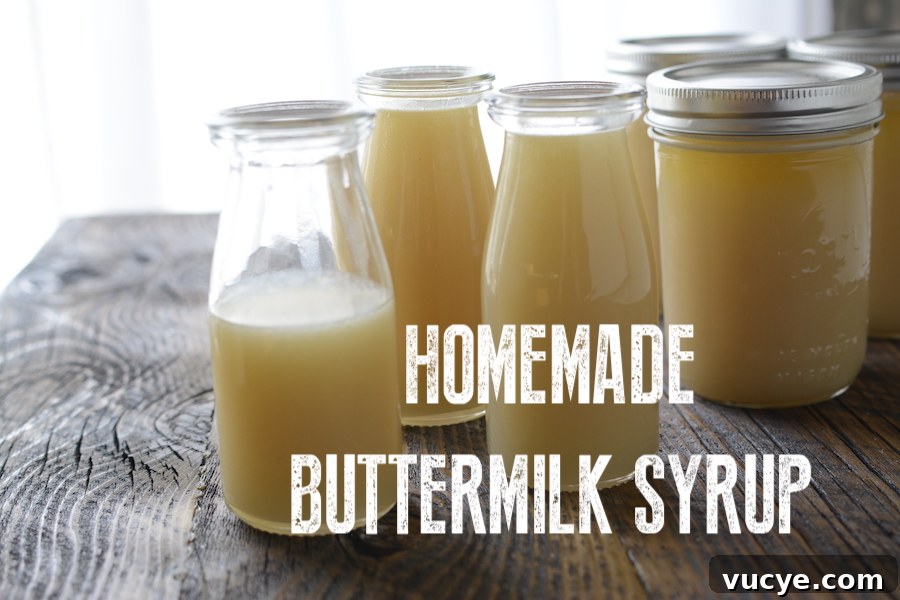 Homestyle Buttermilk Pancake Syrup Recipe 2 Homemade buttermilk syrup | NoBiggie.net