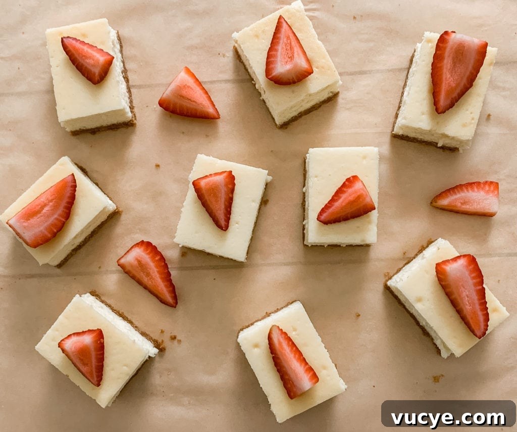 Creamy No-Bake Cheesecake Bars You Can Make Tonight 2 Easy Cheesecake Squares