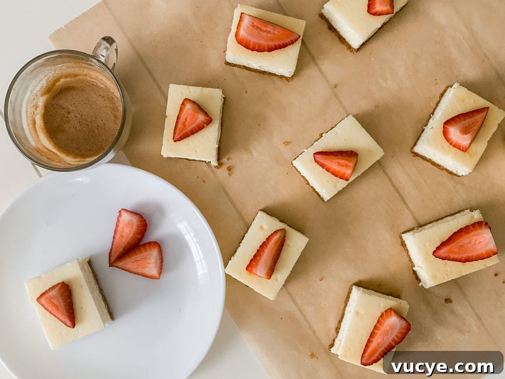 Creamy No-Bake Cheesecake Bars You Can Make Tonight 11 Cheesecake Squares