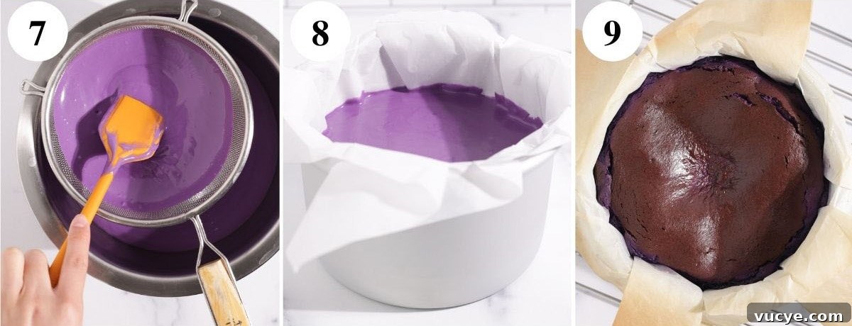 Ube Basque Burnt Cheesecake Recipe: Creamy Filipino Dessert 5 img 6283 4