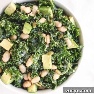 Erewhon Kale and White Bean Salad Recipe — Vegan, Gluten-Free, Oil-Free 6 white bean and kale salad veggiekins
