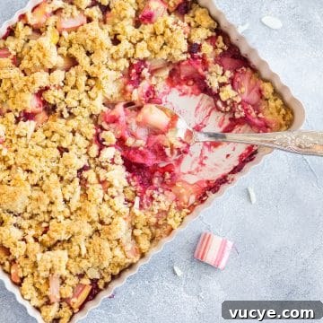 Perfect Rhubarb Crumble Recipe with Buttery Oat Topping 6 img 6945 5