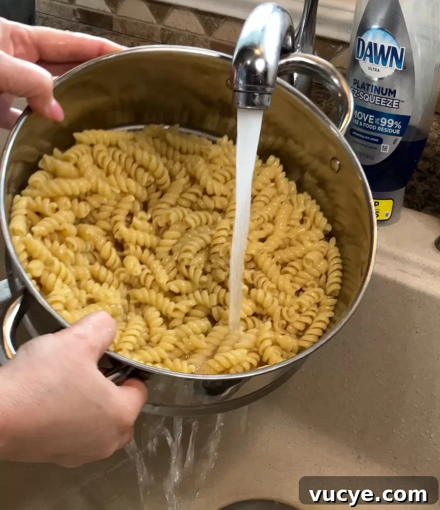 Creamy Italian-Style Pasta Salad with Tangy Dressing 5 rotini