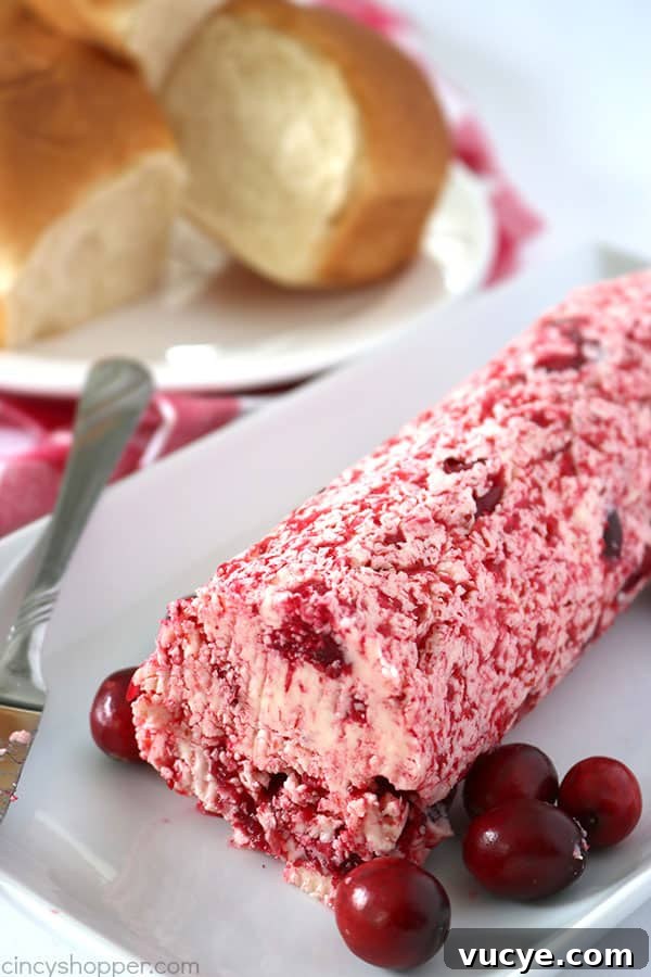 Whipped cranberry butter
