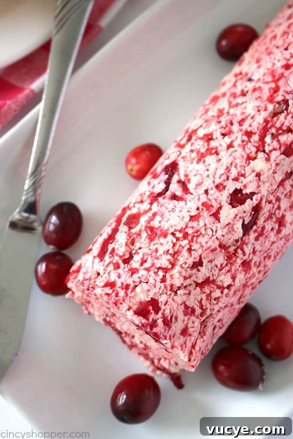 Cranberry butter in jar