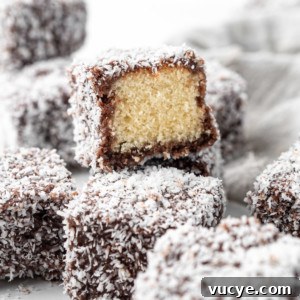 Classic Australian Lamington Recipe: Moist Sponge Cakes with Chocolate & Coconut 11 img 7151 11