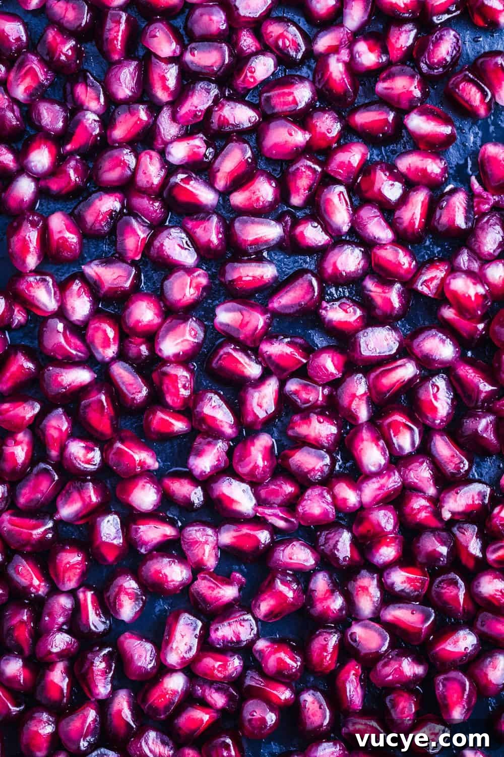 Pomegranate arils.