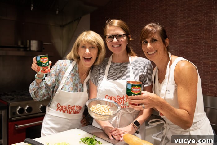 picture of dietitians at cans get you cooking event in NYC