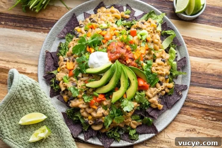 Macho Mac and Cheese Nachos