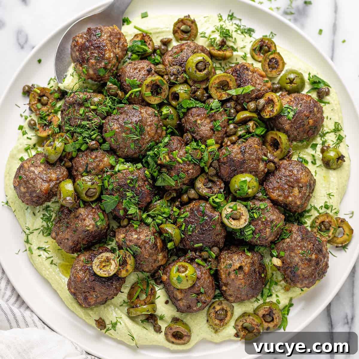Greek-Style Sheet Pan Meatballs with Roasted Potatoes 15 img 75050 15