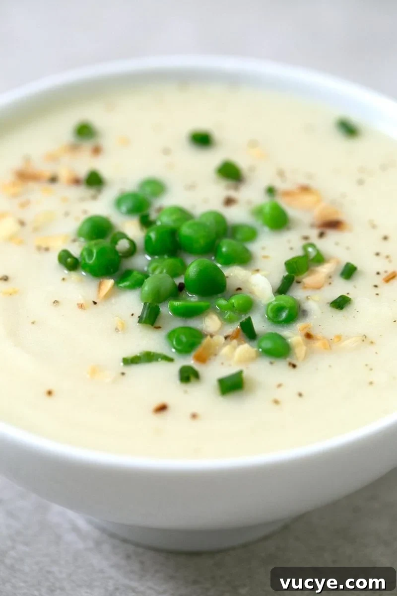 Creamy Vegan Cauliflower Soup Recipe — Simple Comfort Bowl 3 Creamy vegan cauliflower soup. - This creamy vegan cauliflower soup is so light and simple and although cauliflower is not one of our favorite veggies, we really enjoy this amazing recipe.
