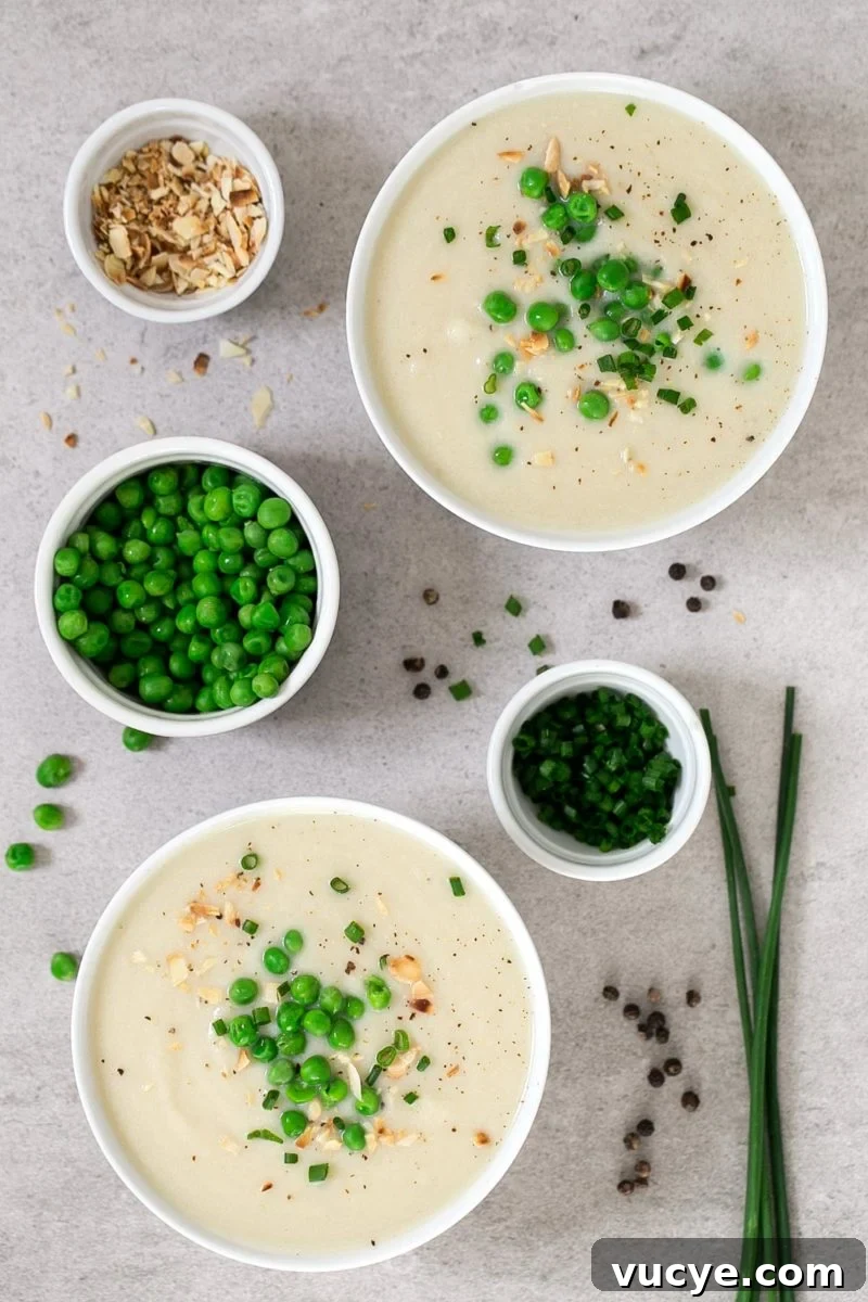 Creamy Vegan Cauliflower Soup Recipe — Simple Comfort Bowl 5 Creamy vegan cauliflower soup. - This creamy vegan cauliflower soup is so light and simple and although cauliflower is not one of our favorite veggies, we really enjoy this amazing recipe.