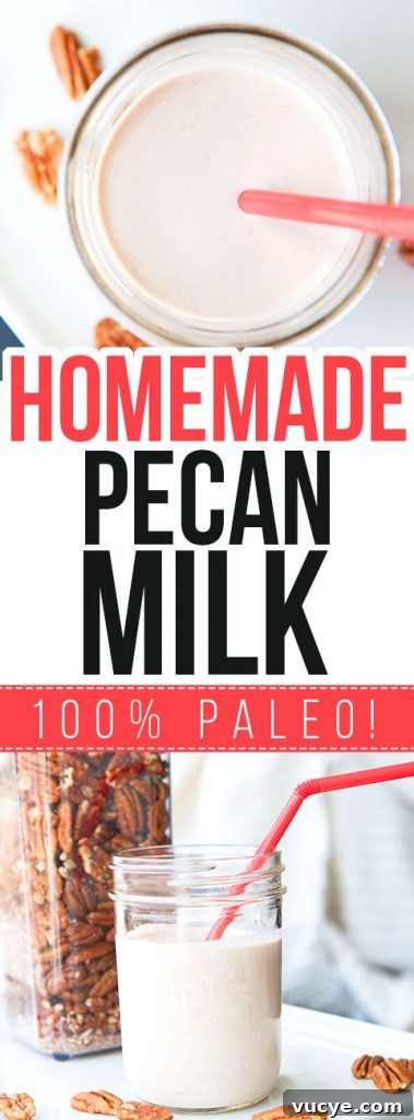 Homemade Pecan Milk Recipe: Creamy Dairy-Free Milk from Nuts 3 How To Make Homemade Pecan Milk