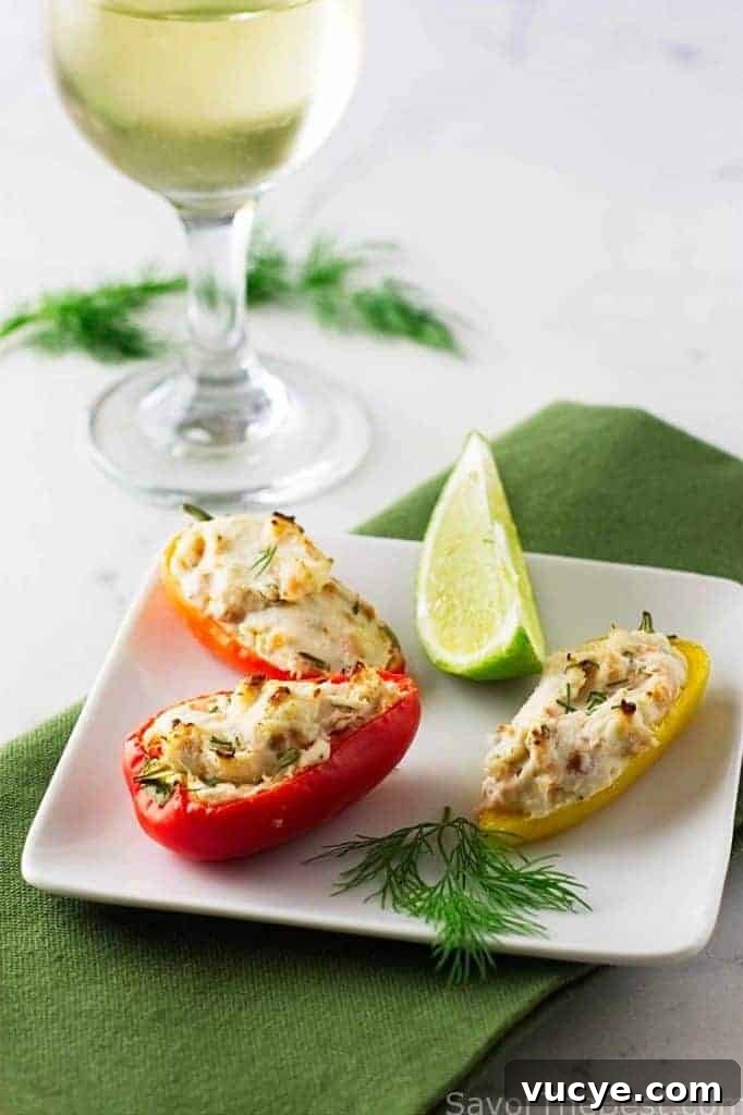 Savory Stuffed Mini Peppers: Flavorful Appetizer Recipe 4 stuffed mini peppers