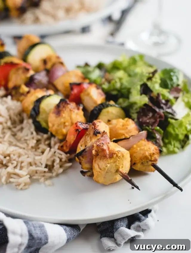marinated chicken kabobs
