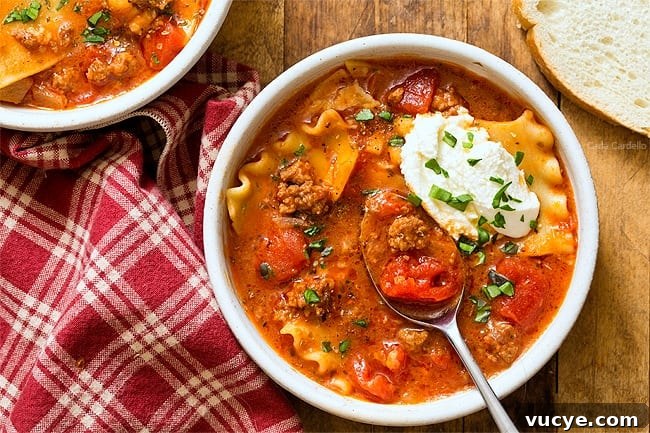 Image for One Pot Lasagna Soup