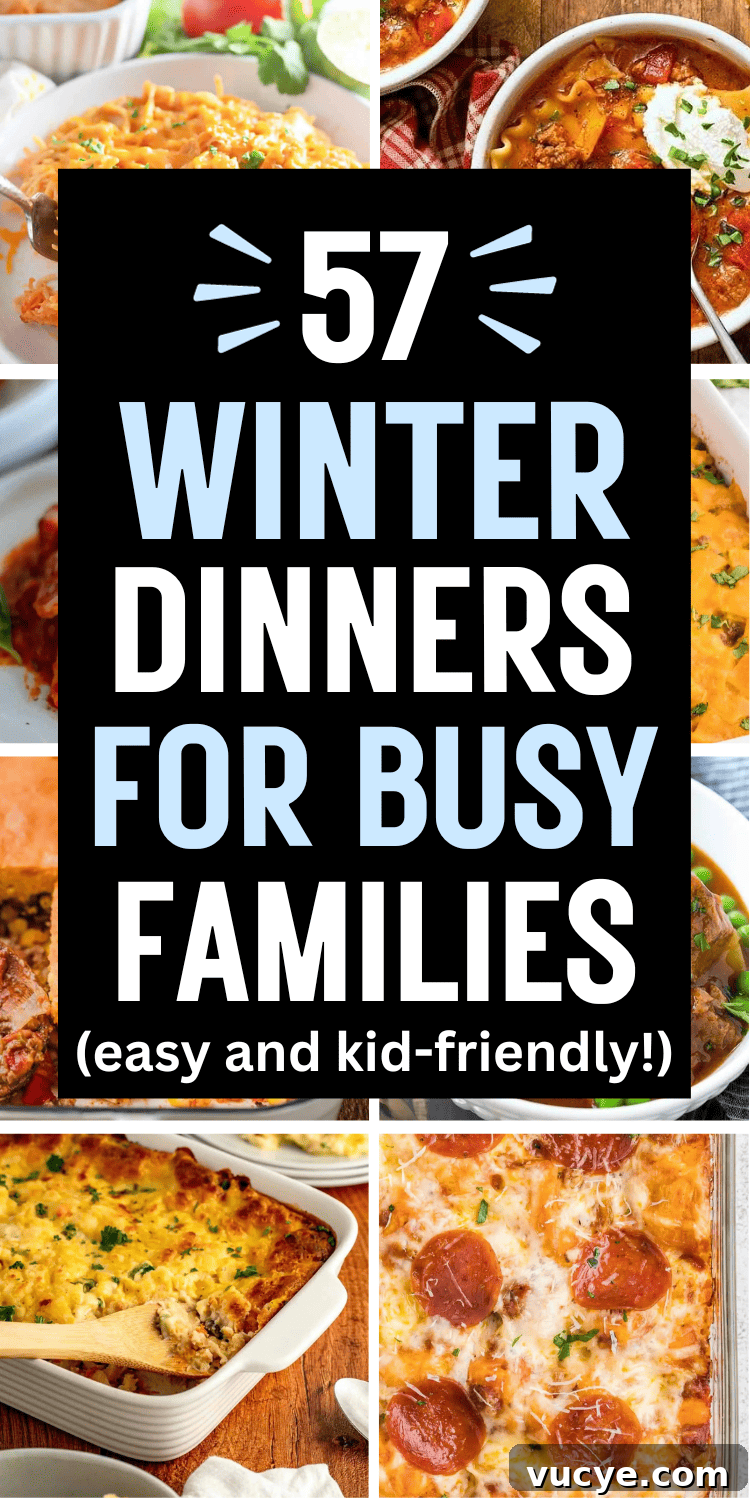 Easy dinner recipes for winter!