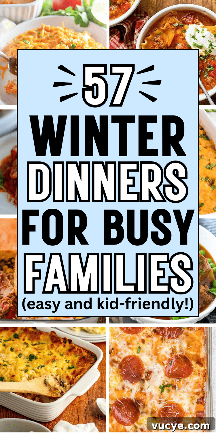 Easy dinner recipes for winter!